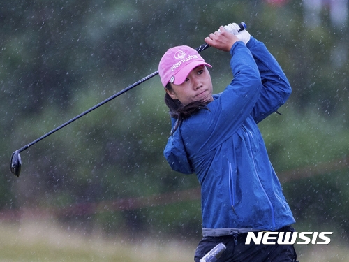 【서울=AP/뉴시스】 미국여자프로골프(LPGA) 투어 ‘리코 위민스 브리티시 오픈’에서 생애 첫 메이저 우승을 거머쥔 김인경.