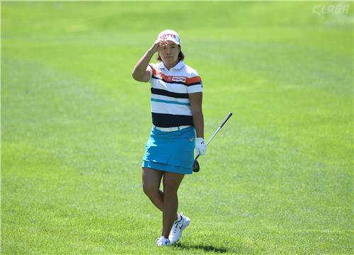 김해림 모습. [KLPGA 사진 제공]