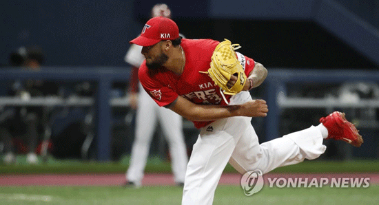 KIA 타이거즈 헥터 노에시. [연합뉴스 자료사진]