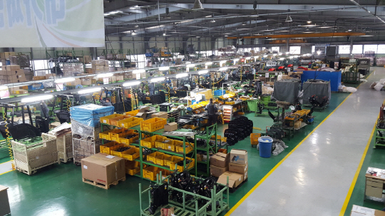 동성사 스마트공장 도입 전 모습.