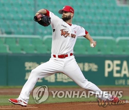 SK 와이번스 스콧 다이아몬드 [SK와이번스 제공=연합뉴스]