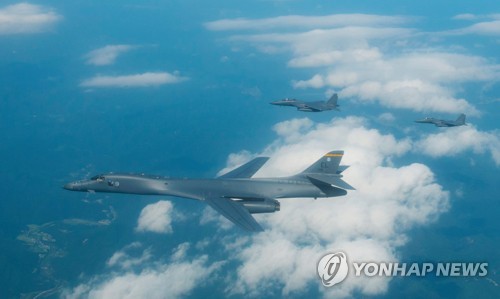B-1B 전략폭격기[연합뉴스 자료사진]