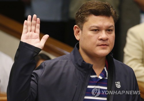 두테르테 필리핀 대통령의 아들 파올로[AP=연합뉴스 자료사진]