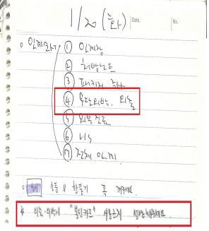 외출 때 본인 신용카드 사용 제한한 간호사 근무인계서 [부산경찰청=연합뉴스]