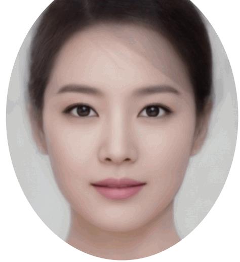 (서울=연합뉴스) 한국 대표 미인으로 꼽히는 여자 연예인 15명(김태희, 전지현, 송혜교, 한가인, 문채원, 이영애, 김희선, 손예진, 심은하, 한예슬, 배수지, 김혜수, 한지민, 신민아, 한효주)의 얼굴을 합성한 아름다운 한국여성 얼굴. 2017.11.28. [휴젤 제공=연합뉴스]