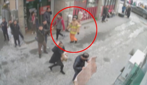 제천 참사 당시 CCTV