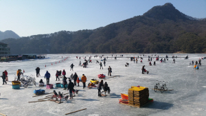 산정호수 썰매축제