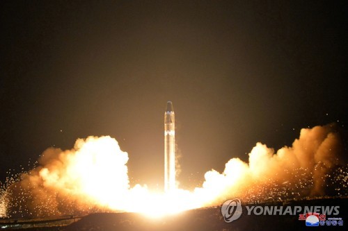 (Korean Central News Agency/Korea News Service via AP)