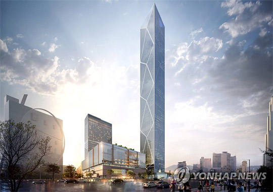 현대차 105층 신사옥 투시도 [서울시 제공=연합뉴스]