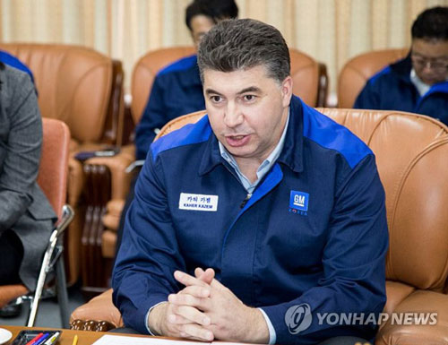 카허 카젬 한국GM 사장 [군산시 제공=연합뉴스 자료사진]