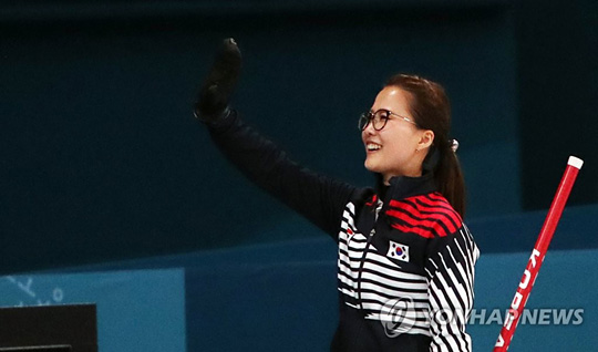 김은정 환한 웃음[연합뉴스 자료사진]