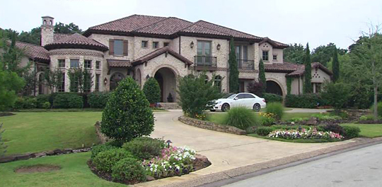 미국 텍사스주 댈러스에 있는 최경주 집