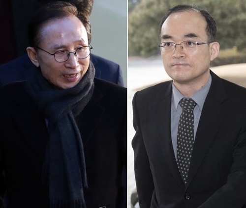 이명박 전 대통령(왼쪽)과 문무일 검찰총장(오른쪽) [연합뉴스 자료사진]