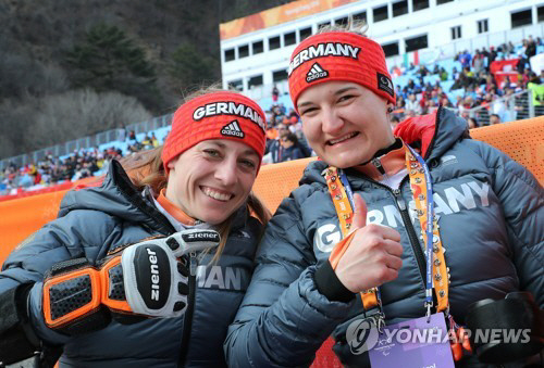 <평창 패럴림픽>獨 ‘안나 듀오’, 아름다운 金·銀