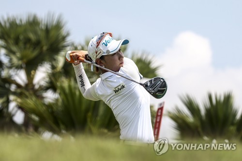 HSBC 월드챔피언십 당시 최운정 [AP=연합뉴스 자료사진]