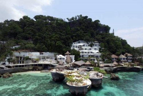 영업중단한 보라카이 웨스트코브 리조트 [홈페이지 화면 캡처]