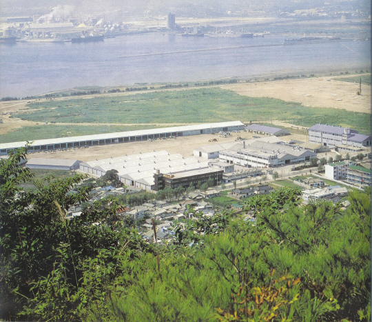 1983년 고려화학 울산공장 모습.