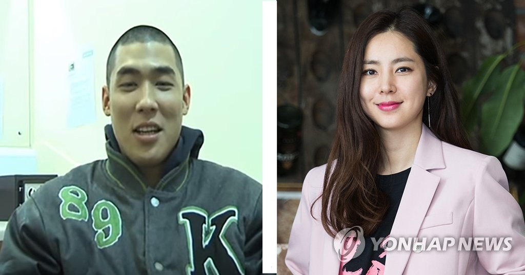 왼쪽은 차범근 아들 차세찌 [우루사대웅제약 유튜브 캡처], 오른쪽은 배우 한채아 [연합뉴스 DB]