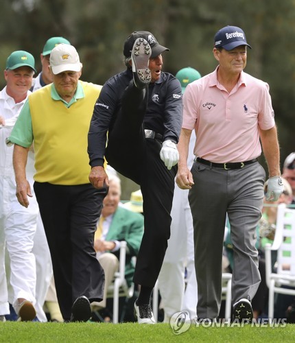 니클라우스, 플레이어, 톰 왓슨(왼쪽부터). [AP=연합뉴스]