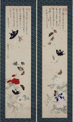 (그림1) 남계우의 ‘꽃과 나비’. 국립중앙박물관 제공