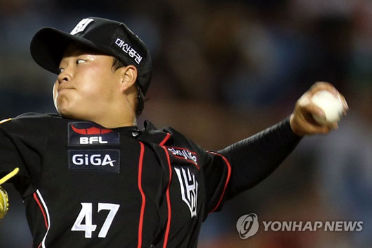 kt wiz 좌완 박세진. [연합뉴스 자료사진]