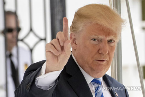 도널드 트럼프 미국 대통령 [AP=연합뉴스]