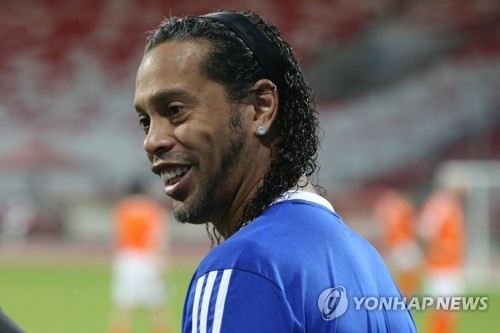 전 브라질 축구국가대표 호나우지뉴 [EPA=연합뉴스]