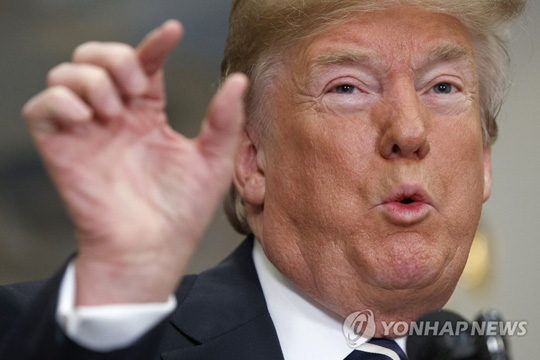 도널드 트럼프 미국 대통령 [AP=연합뉴스]