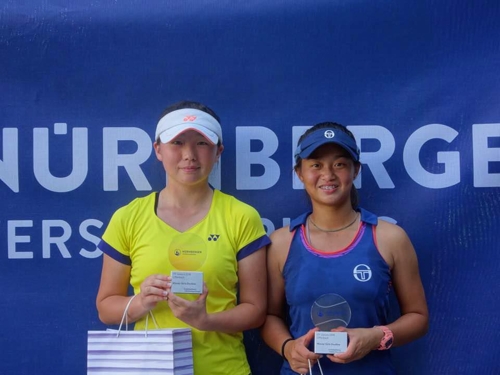 박소현(왼쪽)과 웡홍이. [스포티즌 제공=연합뉴스]