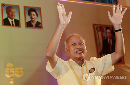 노로돔 라나리드 캄보디아 왕자 [EPA=연합뉴스]