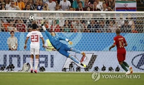 포르투갈 쿠아레즈마의 득점 [AP=연합뉴스]