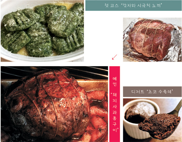 ‘실버 스푼’에 나온 조리과정을 그대로 따라 하면 근사한 이탈리아 코스요리로 가족을 위한 식탁을 꾸밀 수 있다.