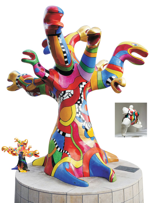 서울 서초구 남부순환로 예술의전당 한가람미술관에서 열리고 있는 니키 드 생팔 마즈다 컬렉션의 모습.