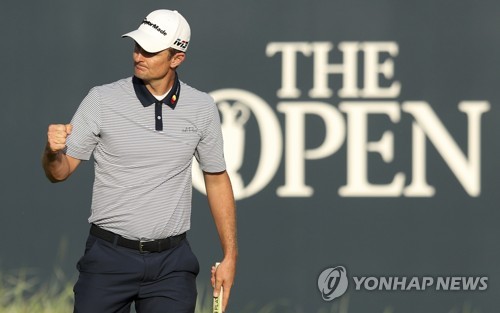 2라운드 마치는 저스틴 로즈[AP=연합뉴스]