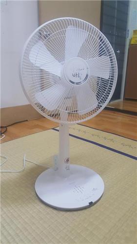 문재인 대통령이 박원순 시장에게 보낸 선풍기 [출처 : 박원순 시장 페이스북]