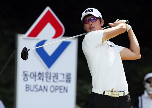 김태훈의 호쾌한 드라이버샷.[KPGA 제공]