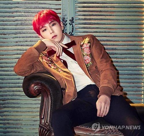 그룹 B.A.P 멤버 힘찬 [TS엔터테인먼트 제공=연합뉴스]