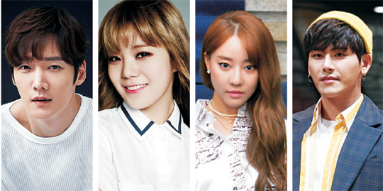 왼쪽부터 최진혁, 박수아, 고나은, 이호원. 뉴시스