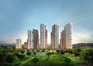 조감도는 대우건설이 10월 경기 수원시 정자동에 분양 예정인 ‘화서역 파크 푸르지오 오피스텔’ 모습.  대우건설 제공