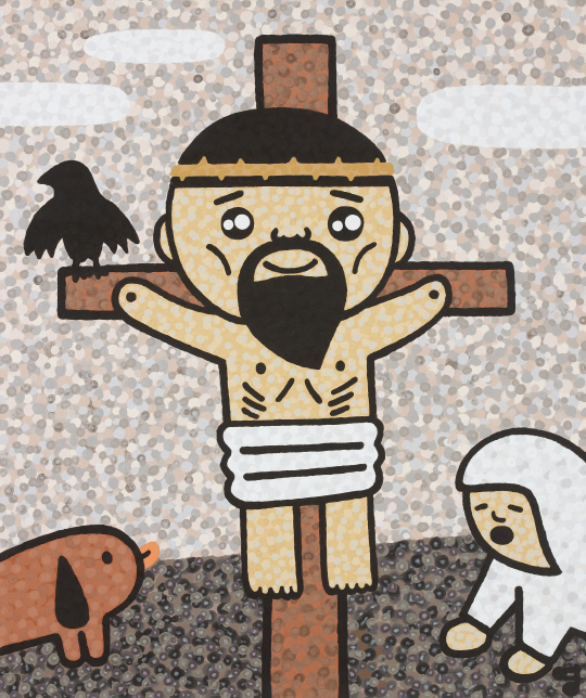 이영수, 순교의 기쁨, 캔버스에 아크릴, 73×60.5㎝, 2012