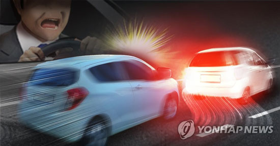 보복운전 (PG)[제작 조혜인] 일러스트, 합성사진