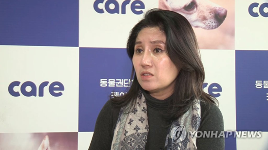 박소연 동물보호단체 케어 대표[연합뉴스TV 제공]