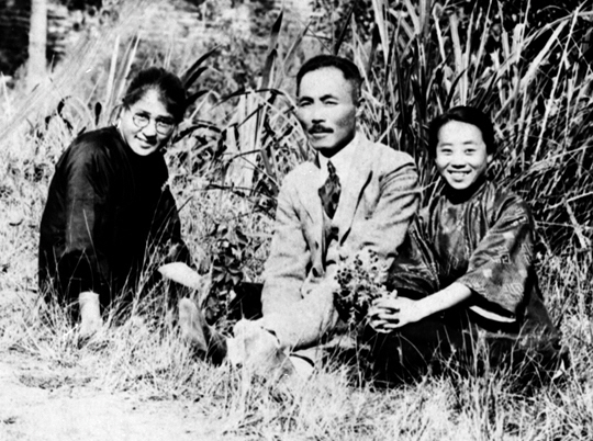 왼쪽부터 독립운동가 김마리아, 도산 안창호, 차경신 선생.  독립기념관 제공