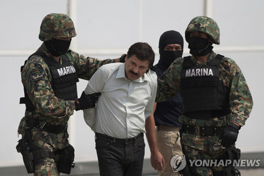 멕시코의 ‘마약왕’ 호아킨 구스만 [AP=연합뉴스 자료사진]