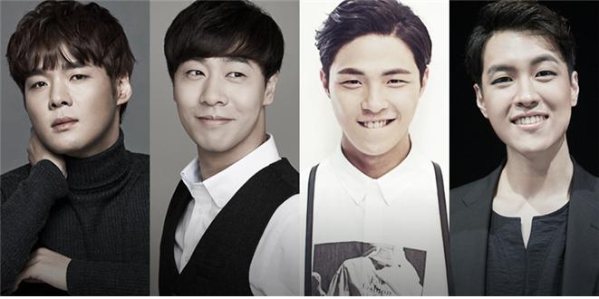 왼쪽부터 배우 이준혁, 박유덕, 박정원, 황민수[HJ컬쳐 제공]