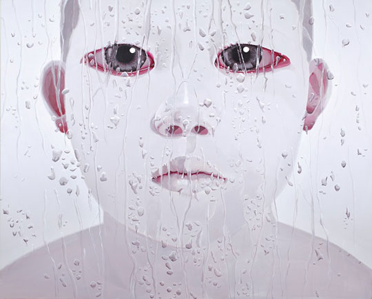 성병희, 눈-비-물, acryl on canvas, 131㎝×168㎝, 2012
