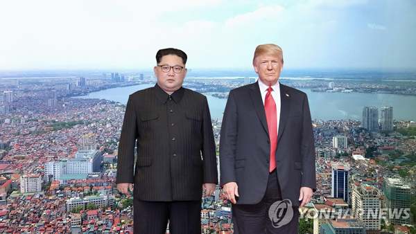 세기의 담판이 될 제2차 북미정상회담 (CG)[연합뉴스TV 제공]