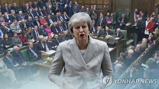 英 브렉시트 합의안 승인투표 또 부결 (CG)[연합뉴스TV 제공]