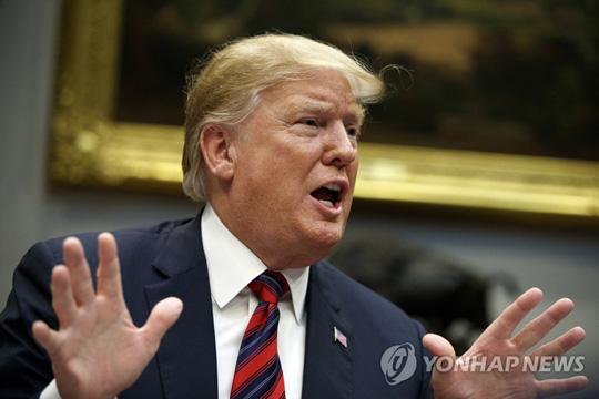 도널드 트럼프 미국 대통령 (워싱턴 AP=연합뉴스)