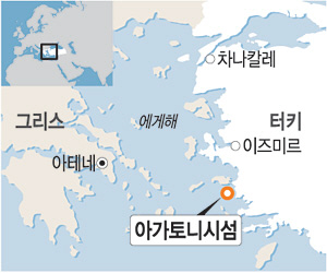 <월드 클릭!>독립기념일 행사 가던 그리스 총리의 헬기에… 터키 전투기가 위협비행